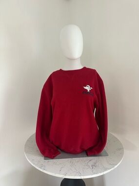 Coca Cola Red Crewneck Sweatshirt with Logo